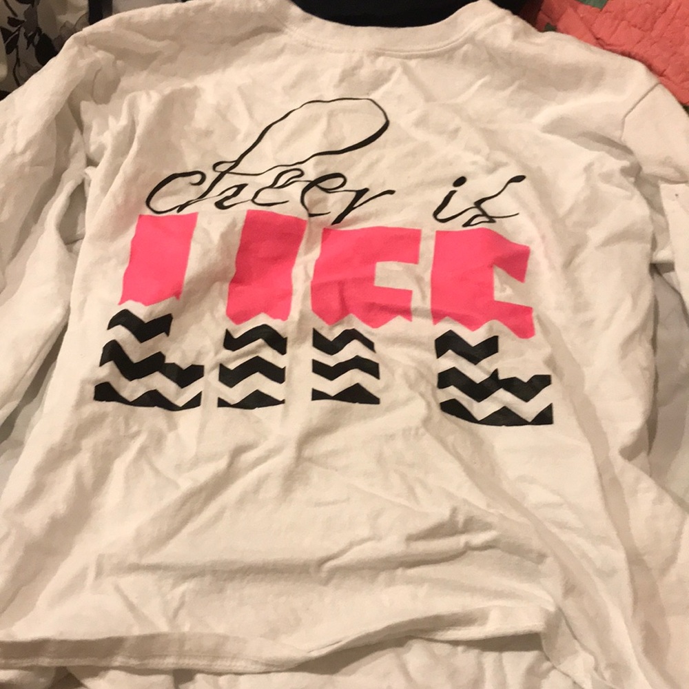 cheer is life t-shirt